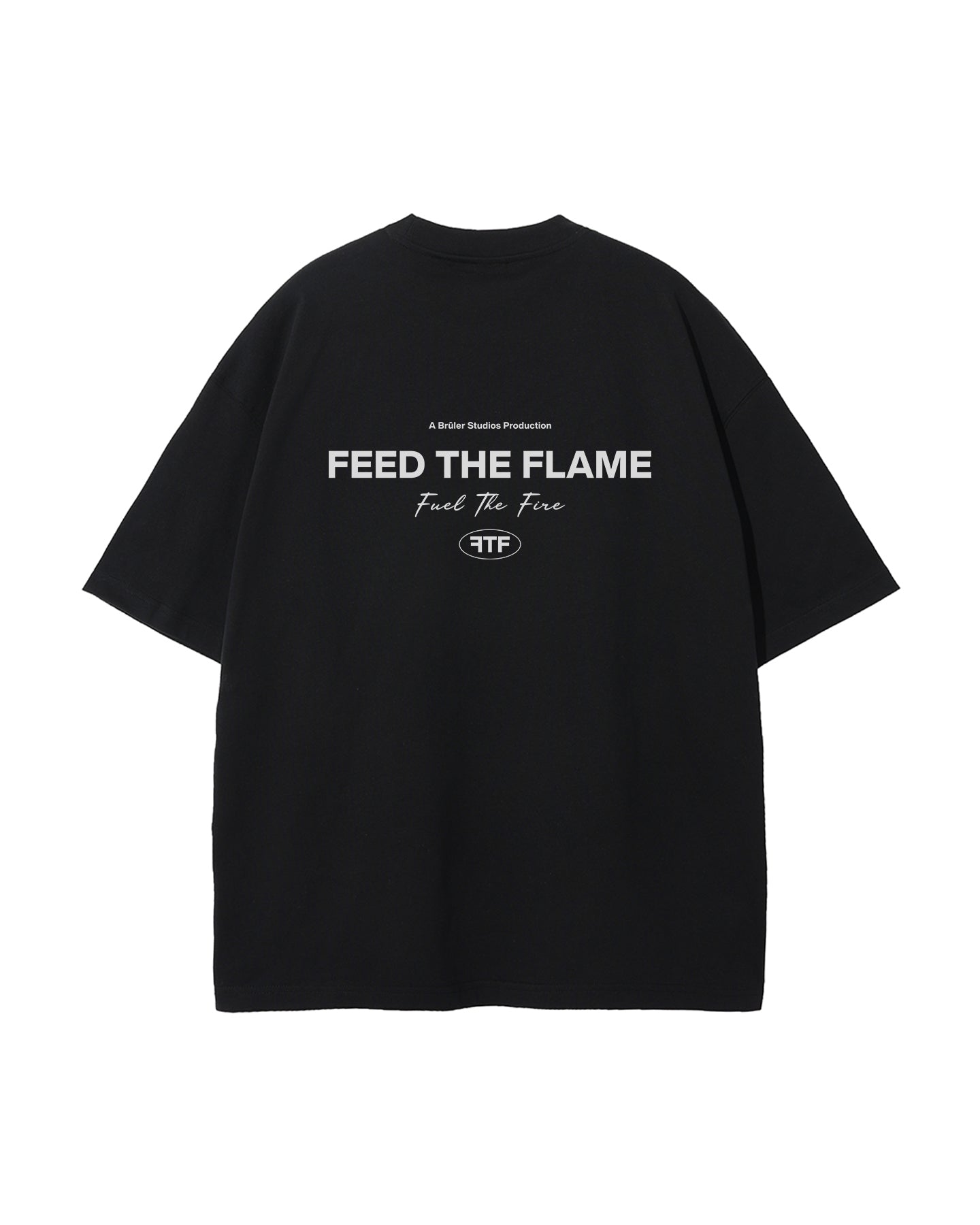 FEED THE FLAME TEE - BLACK